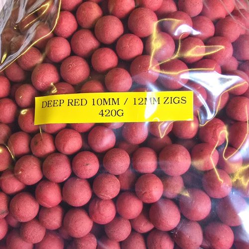 DEEP RED 10MM X 12MM ZIGS