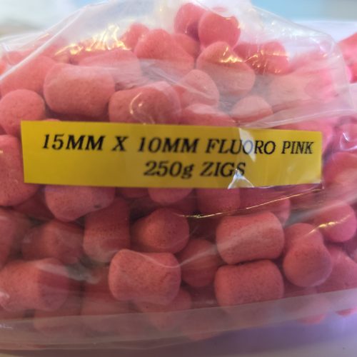 15MM X 10MM FLUORO PINK ZIGS